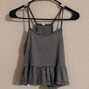 Pattern black & white blouse